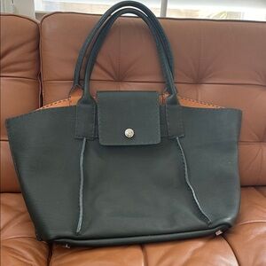 SEGATTA ROTH Leather inside and out Tote Bag